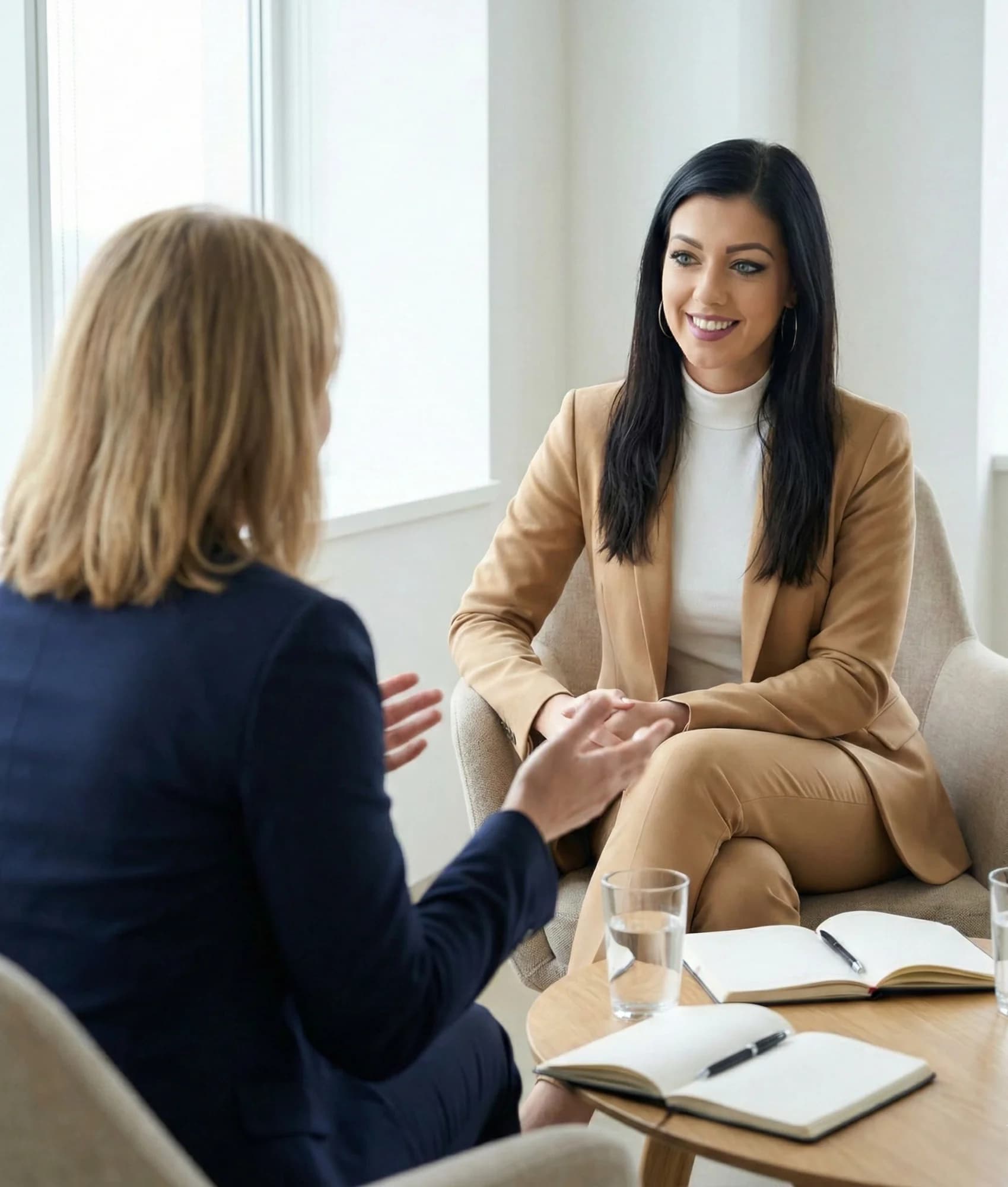 Profesjonalna sesja coachingowa - Detoks cyfrowy i coaching technologiczny. Anna Bigaj pracuje z klientką nad rozwojem biznesu i osobistym